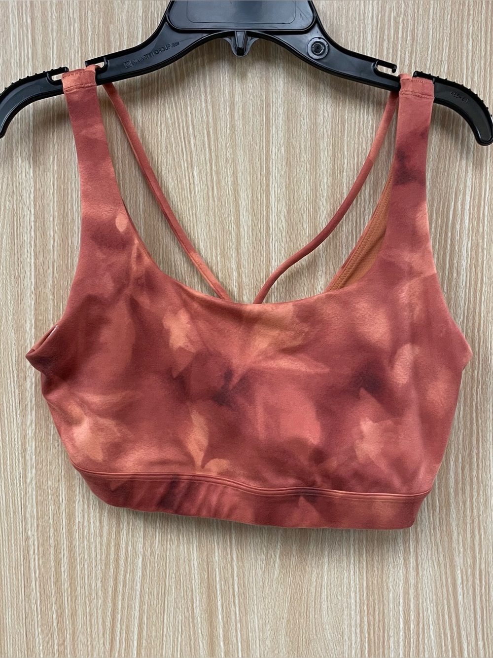 Athleta Orange Tie-dye Bra Size S